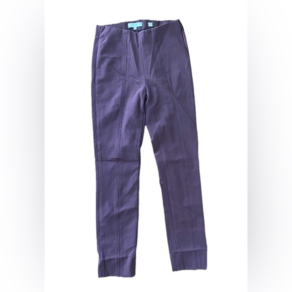 Vince Purple Stretch Side Zip Career Pants - Picture 3 of 10